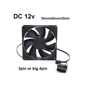 92mm LED PC 케이스 팬 12V 9225 92x92x25mm 3PIN 4PIN RGB 쿨러