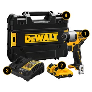 디월트 DCF801L2 컴팩트 임팩 드라이버 12V Max 3.0Ah