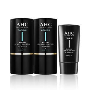 AHC 마스터즈 아이시 젤리 선스틱 14g 2개+톤업 선세럼 10ml