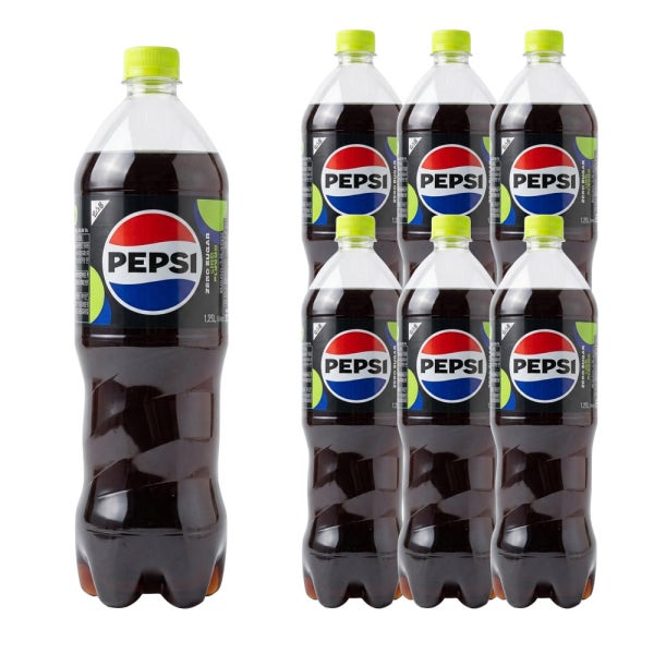 펩시 제로 라임 콜라 1.25L 12개 업소용