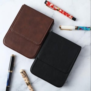 만년필 가죽 케이스 펜 홀더 졸업선물 펜케이스 수납함 펜필통