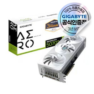 GIGABYTE 지포스 RTX 5070 TI AERO OC D7 16GB