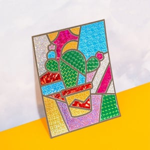 포일아트 팝아트 만들기 선인장 DIY 집콕놀이 돌봄교실아이베이비아트