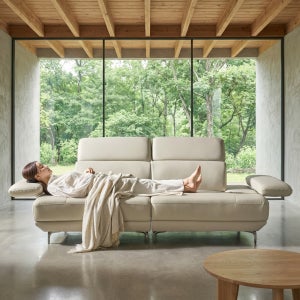 세인트블랑 퓨어케어 실리콘 비건 가죽 이지클린 모듈형 소파 sk 연그레이, 3.5인용