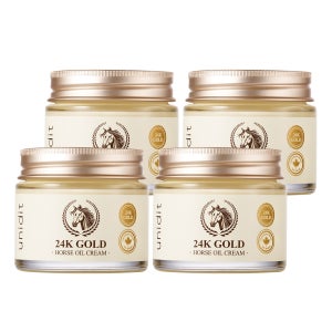 24K 마유 크림 리얼 골든 컴플렉스 보습 미백 탄력 크림 70ml, 4개
