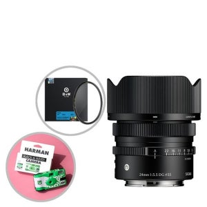 (BW필터) 시그마 C 24mm F3.5 DG 소니 FE 블랙 리뉴얼