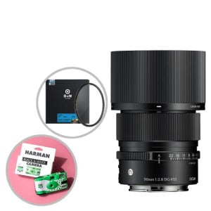 (BW필터) 시그마 C 90mm F2.8 DG 소니FE 블랙 리뉴얼 재고보유