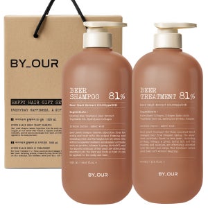 바이아우어 81만PPM 맥주효모 샴푸 + 맥주효모 트리트먼트 1000ml 선물세트