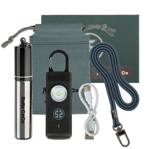 여성 필수 호신용 스프레이 충전형 경보기 세트 휴대용 안전용품 벨라코코 호신용품