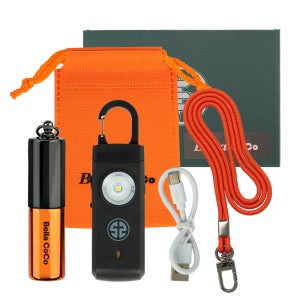 벨라코코 호신용 스프레이 경보기세트 여성 해외여행 휴대용 목걸이형 키링