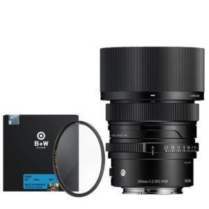 시그마 C 50mm F2 DG (리뉴얼)+BW필터- 블랙, 소니 FE 마운트