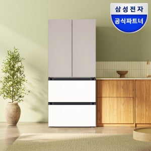 삼성전자 비스포크 김치냉장고 4도어 키친핏 420리터 RQ42DB94R2AP