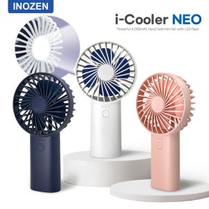 이노젠 i-cooler Neo 네오 LED 플래시 라이트 겸용 휴대용 선풍기 4,000mAh