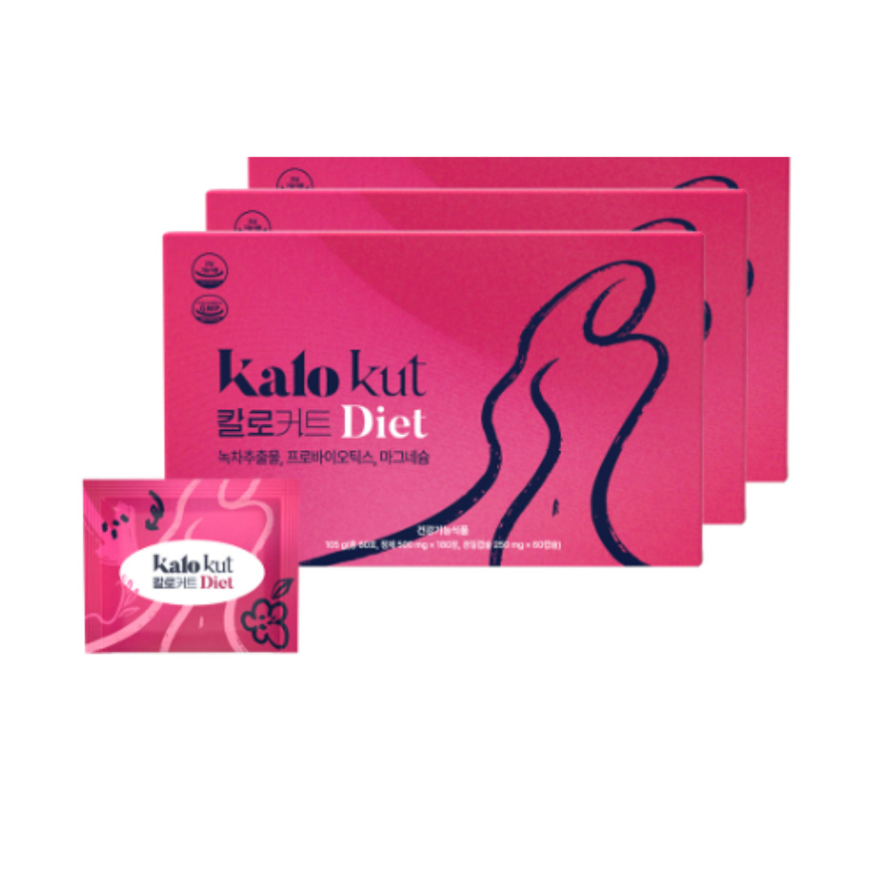 <b>칼로커트 녹차</b> 카테킨 <b>녹차추출물</b> 보조제 60포 X3 BNS