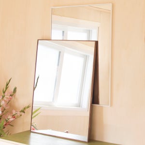 슬림 원목 사각 벽거울 600x800