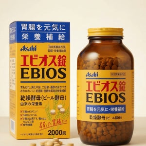 아사히 에비오스 일본 맥주 효모 2000정, 1개