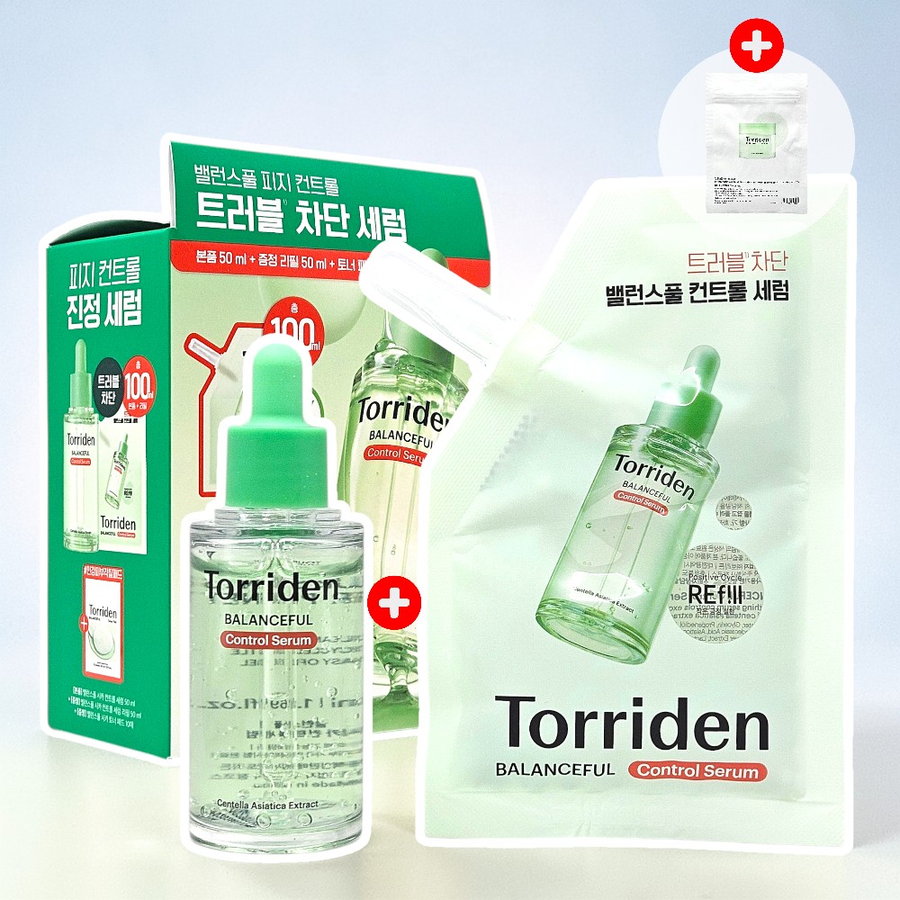 토리든 밸런스풀 시카 컨트롤 세럼 50ml (+리필 50ml+패드 10매 추가)