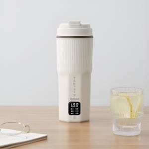 Type-C 휴대용 전기 가열 텀블러 온도조절 온수 컵 캠핑 여행 차량용 보온 컵