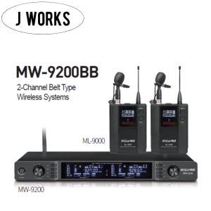DIGIPRO MW-9200BB 무선핀마이크+핀마이크 교회 학교 강의용 무선아미크