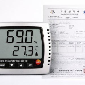 [원클릭교정]테스토 Testo 608-H2 온습도계 KOLAS 교정 산업용 디지털 온습도측정기