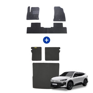 르노 필랑트 TPE 카매트 자동차 3D 고무 입체 바닥+트렁크 매트 세트