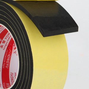 방수 고무 스트립 보호기 주스머신 가장자리 방음 씰링 10mm 50mmx2m (1롤)