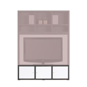 2,000시스템책장 책꽂이 수납장 진열장 문/서랍추가 1482-275-430, 1단, 추가 1500하문-화이트