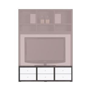 2,000시스템책장 책꽂이 수납장 진열장 문/서랍추가 1482-275-430, 1단, 추가 1500하서랍-화이트