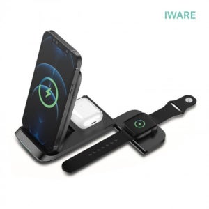충전 패드 무선 고속 Qi 올인원 멀티 디바이스 IQW-3100