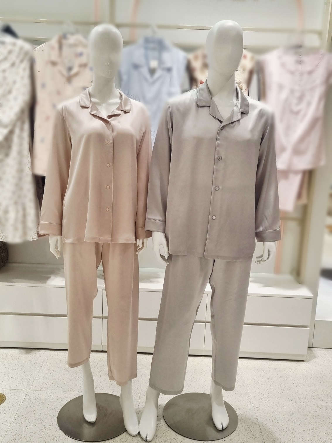 비비안 실크 파자마 세트