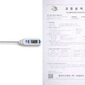 서미트 TPI-330L 탐침온도계 장침 센서30cm KOLAS교정성적서 포함 HACCP검증