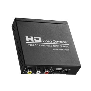HDMI컨버터 HDMI 3RCA 모니터 TV 영상 동시출력 NTSC PAL AOU856