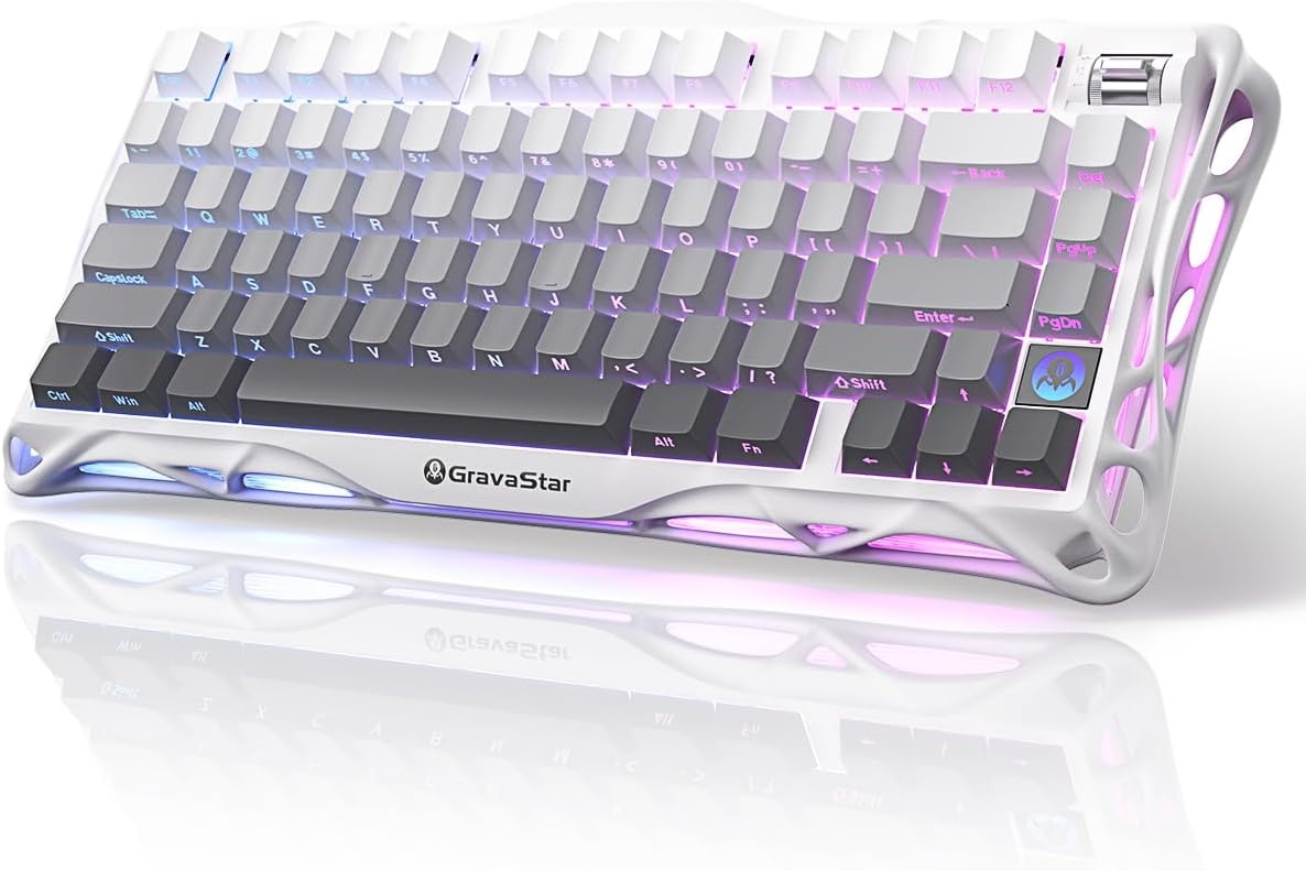 그라바스타 Mercury K1 75% 컴팩트 무선 게이밍 키보드 기계식 e스포츠 키보드 대표 이미지
