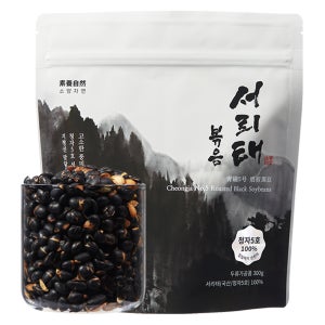 국내산 햇콩100% 명품 청자5호 서리태 볶음콩, 열풍건조 로스팅 검은콩 뻥튀기 저당간식