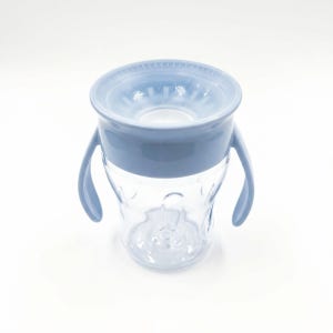 병행수입 와우컵 베이비 트라이탄 스파우트컵 뚜껑포함 207ml, 1개, 파스텔블루