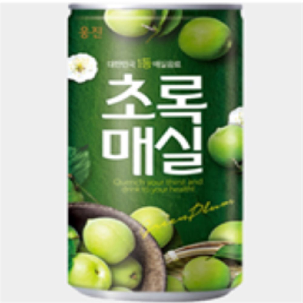 초록매실 180ml 60캔입 탕비실간식 편의점음료 사무실탕비실