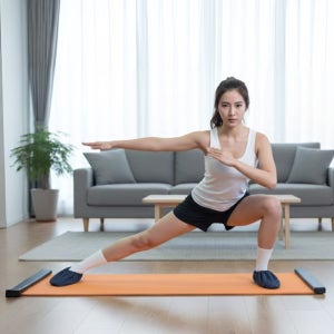 스케이팅 매트 1.4m 실내 스케이트 운동기구 슬라이드 슬라이딩