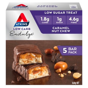 Atkins 앳킨스 저당 카라멜바 5개입 170g