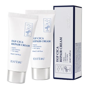 에스떼뷰 EGF 시카 재생 크림 미백 주름개선 화장품 화이트닝 보습 흉터 50ml, 2개