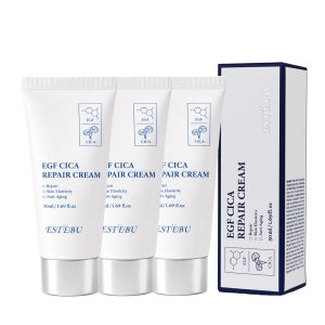 에스떼뷰 EGF 시카 재생 크림 미백 주름개선 화장품 화이트닝 보습 흉터 50ml, 3개