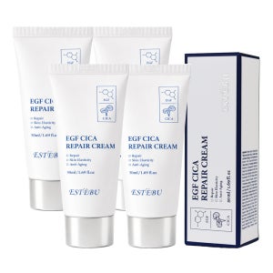 에스떼뷰 EGF 시카 재생 크림 미백 주름개선 화장품 화이트닝 보습 흉터 50ml, 4개