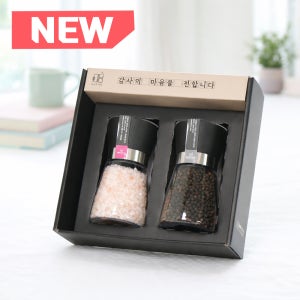 장례 답례품 7호 히말라야핑크솔트 통후추 그라인더 답례품소금 결혼 장례식 단체선물 팔순