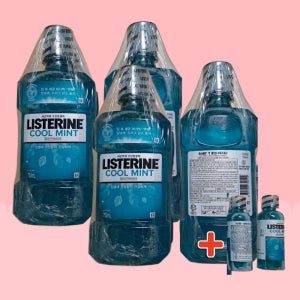 리스테린 쿨민트 750mL 4개 + 리스테린 쿨민트 100ml 증정