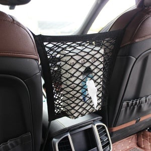 차량용 수납 포켓 그물망 네트 2단 DD-10817 다용도 정리함 용품 자동차