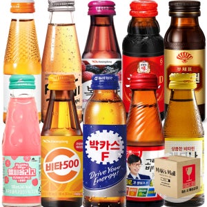 자양강장제 피로회복음료 10병 종합 세트 박카스F 비타오백 원비디 홍삼원 미에로 헬씨올리고