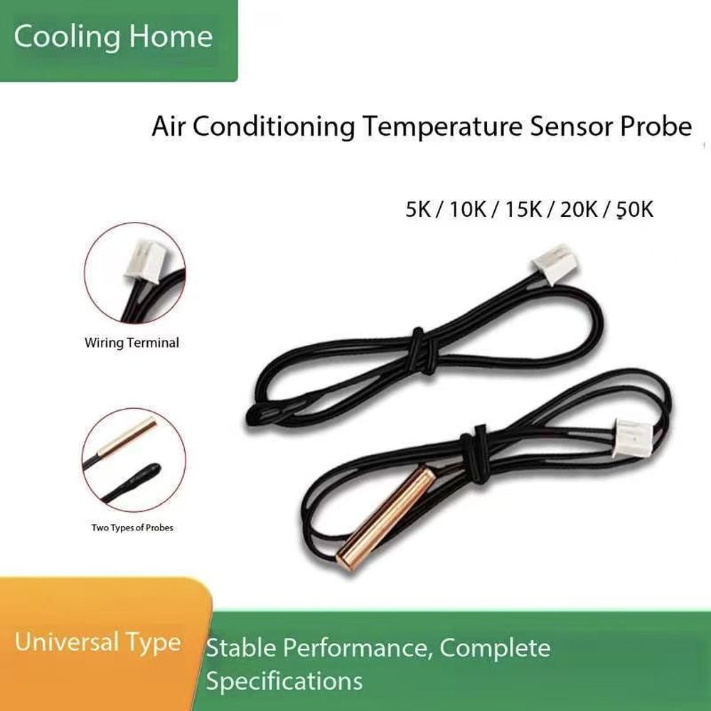 에어컨 온도 센서 감지 10K 5K 20K 프로브 50K100K 15K <b>copper</b> 10K