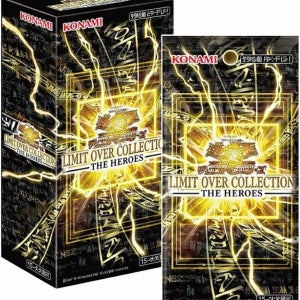 유희왕 LIMIT OVER COLLECTION THE HEROES 박스 2026 오버프레임 카드 프리즈매틱 시크릿 유희왕 카드팩 1BOX