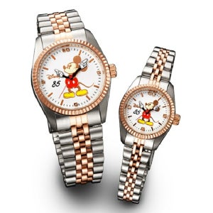 디즈니 미키마우스 85주년 기념 천연 다이아몬드 시계 2컬러