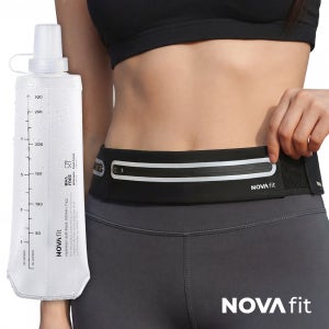 노바핏 고급형 러닝벨트 런닝 가방 밴드 마라톤 준비물 허리 물통 장비 하이드라