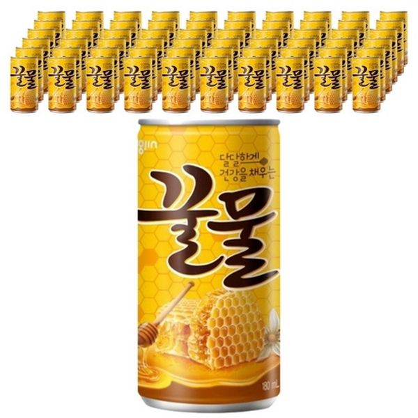 [헬로쇼핑] 웅진 꿀물 180ml 30캔x3 음료수 간식